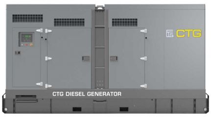 Дизельный генератор CTG 55C в кожухе с АВР