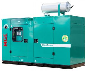 Дизельный генератор MGE P600CS в кожухе с АВР