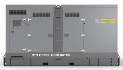 Дизельный генератор CTG 700С в кожухе